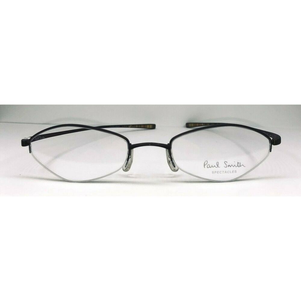 Paul Smith 179 Bronze Unisex Metal Half Rim Eyeglass Frames Made in Japan